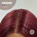 Consigue el look Influencer: Peluca precortada con encaje frontal EMMIE RED