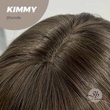 JBEXTENSION Peluca ondulada de cuerpo rubio de 24 pulgadas con flequillo completo KIMMY