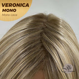 [PRE-ORDER] JBEXTENSION VERONICA MONO Full Monofilament Wig 12 Inches Blonde Wave Mono Lace Wig With Anti-slip Silicone Strips Glueless Wig Veronica Mono