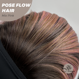 JBEXTENSION 18 Inches Mix Pink Headband Wig POSE FLOW HAIR - MIX PINK