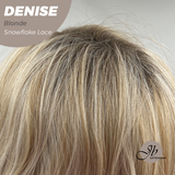 JBEXTENSION 24 Inches Blonde Wave Pre-Cut Snowflake Lace Frontlace Glueless Wig DENISE BLONDE【PERMATEASE】