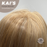 JBEXTENSION 18 Inches Honey Blonde Pre-Cut Snowflake Lace Frontlace Glueless Wig KAI'S HONEY BLONDE【PERMATEASE】
