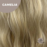 JBEXTENSION 30 Inches Long Body Wave Mix Blonde Wig With Bangs CAMELIA