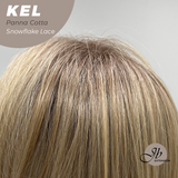JBEXTENSION 22 Inches Panna Cotta Pre-Cut Snowflake Lace Frontlace Glueless Wig KEL PANNA COTTA【PERMATEASE】