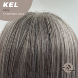 [PRE-ORDER] JBEXTENSION 22 Inches Grey Pre-Cut Snowflake Lace Frontlace Glueless Wig KEL GREY