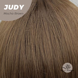 JBEXTENSION 26 Inches Long Curly Mocha Brown Wig JUDY MOCHA BROWN