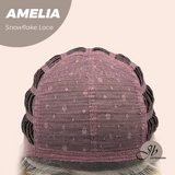 JBEXTENSION 13 Inches Deep Curly Blonde Pre-Cut Snowflake Lace Frontlace Glueless Wig AMELIA【PERMATEASE】