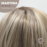 [PRE-ORDER] JBEXTENSION 17 Inches Wave Mix Blonde Pre-Cut Side Part Snowflake Lace Frontlace Glueless Wig MARTINA MIX BLONDE【BENDY EAR TABS】