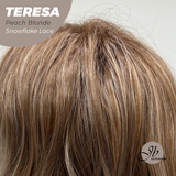 [PRE-ORDER] JBEXTENSION 18 Inches Peach Blonde Pre-Cut Snowflake Lace Frontlace Glueless Wig TERESA PEACH BLONDE【PERMATEASE】