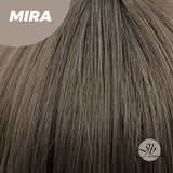 JBEXTENSION 15 Inches Cold Brown Wig With Bangs MIRA