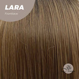 JBEXTENSION 24 Inches Mocha With Dark Root Straight Frontlace Glueless Wig LARA