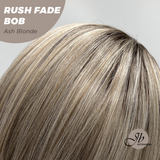 JBEXTENSION 12 Inches Short Hair Ash Blonde Headband Wig RUSH FADE BOB - ASH BLONDE