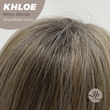 JBEXTENSION 12 Inches Bob Cut Milan Blonde Pre-Cut Snowflake Lace Frontlace Glueless Wig KHLOE MILAN BLONDE【PERMATEASE】