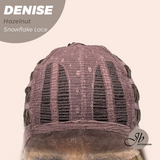 JBEXTENSION 24 Inches Hazelnut Wave Pre-Cut Snowflake Lace Frontlace Glueless Wig DENISE HAZELNUT【PERMATEASE】