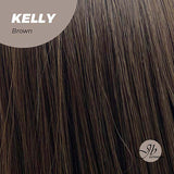 JBEXTENSION Peluca de pelo medio rubio mezclado de 22 pulgadas KELLY