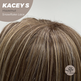[PRE-ORDER] JBEXTENSION 20 Inches Hazelnut Pre-Cut Snowflake Lace Frontlace Glueless Wig KACEY S HAZELNUT【PERMATEASE】【BENDY EAR TABS】
