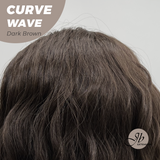 JBEXTENSION 26 Inches Long Wave Dark Brown Headband Wig CURVE WAVE - DARK BROWN