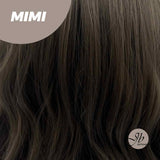 JBEXTENSION 18 Inches Cold Brown Body Wave With Full Bangs Wig MIMI