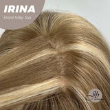 [PRE-ORDER] JBEXTENSION 28 Inches Brown With Blonde Highlight Wave 3.5X4 Hard Silky Top Natural Scalp Effect Wig IRINA