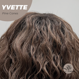 JBEXTENSION 14 Inches Extra Curly Pine Cones Wig Women Fashion Full Machine Wig YVETTE PINE CONES【PLUS PERMATEASE】【BENDY EAR TABS】
