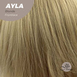 JBEXTENSION 24 Inches Body Wave Blonde Pre-Cut Frontlace Wig AYLA BLONDE