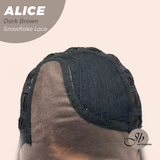 [PRE-ORDER] JBEXTENSION 12 Inches Dark Brown Pre-Cut Side Part Snowflake Lace Frontlace Glueless Wig ALICE DARK BROWN【BENDY EAR TABS】