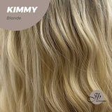 JBEXTENSION 24 Inches Blonde Body Wave With Full Bangs Wig KIMMY