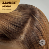 [PRE-ORDER] HOT OF SEASON -  JANICE MONO Full Monofilament Wig 20 Inches Copper Mono Lace Wig With Anti-slip Silicone Strips Glueless Wig JANICE MONO