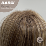 JBEXTENSION 25 Inches Hazelnut Blonde Highlight Pre-Cut Snowflake Lace Frontlace Glueless Wig DARCI HAZELNUT【PERMATEASE】