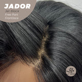 HOT OF SEASON -10 Inches Jet Black Curly Pre Plucked 13*3 HD Transparent Lace Frontal Swiss Lace Glueless Wig JADOR BLACK