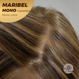 [PRE-ORDER] JBEXTENSION MARIBEL MONO Full Monofilament Wig 16 Inches Caramel Wave Mono Lace Wig With Anti-slip Silicone Strips Glueless Wig MARIBEL MONO CARAMEL