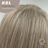 [PRE-ORDER] JBEXTENSION 22 Inches Cream Blonde Pre-Cut Snowflake Lace Frontlace Glueless Wig KEL CREAM BLONDE【PERMATEASE】