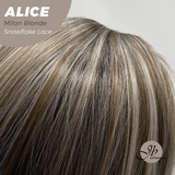 [PRE-ORDER] JBEXTENSION 12 Inches Milan Blonde Pre-Cut Side Part Snowflake Lace Frontlace Glueless Wig ALICE MILAN BLONDE【BENDY EAR TABS】
