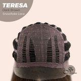 [PRE-ORDER] JBEXTENSION 18 Inches Dark Brown Pre-Cut Snowflake Lace Frontlace Glueless Wig TERESA