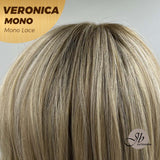 [PRE-ORDER] JBEXTENSION VERONICA MONO Full Monofilament Wig 12 Inches Blonde Wave Mono Lace Wig With Anti-slip Silicone Strips Glueless Wig Veronica Mono