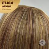 HOT OF SEASON - JBEXTENSION ELISA MONO Monofilament Handmade Wig 6X5 Full Monofilament Hand Tied Top Wig 16 Inches Crème Caramel Mono Lace Wig With Anti-slip Silicone Strips Glueless Wig ELISA MONO