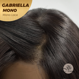 [PRE-ORDER] JBEXTENSION GABRIELLA MONO Monofilament Handmade Wig 6X5 Full Monofilament Hand Tied Top Wig 20 Inches Black Wave Mono Lace Wig With Anti-slip Silicone Strips Glueless Wig GABRIELLA MONO