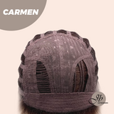 JBEXTENSION 13 Inches Short Silver Women Fashion Wig With Bangs CARMEN【PLUS PERMATEASE】【BENDY EAR TABS】