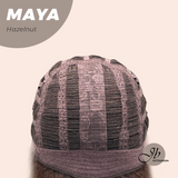 JBEXTENSION 22 Inches Hazelnut Women Fashion Full Machine Wig MAYA HAZELNUT【PLUS PERMATEASE】【BENDY EAR TABS】