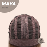 JBEXTENSION 22 Inches Blonde Women Fashion Full Machine Wig MAYA BLONDE【PLUS PERMATEASE】【BENDY EAR TABS】