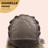 JBEXTENSION DANIELLE MONO Full Monofilament Wig 12 Inches Blonde Color Curly Full Mono Lace Glueless Wig DANIELLE MONO