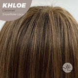 Nichole's Selection - 12 Inches Bob Cut Caramel Pre-Cut Snowflake Lace Frontlace Glueless Wig KHLOE LACE