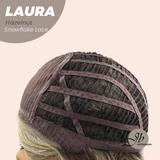 [PRE-ORDER] JBEXTENSION 14 Inches Hazelnut Pre-Cut Side Part Snowflake Lace Frontlace Glueless Wig LAURA SNOWFLAKE HAZELNUT【BENDY EAR TABS】
