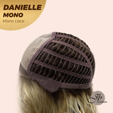 JBEXTENSION DANIELLE MONO Full Monofilament Wig 12 Inches Blonde Color Curly Full Mono Lace Wig DANIELLE MONO