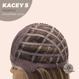 [PRE-ORDER] JBEXTENSION 20 Inches Hazelnut Pre-Cut Snowflake Lace Frontlace Glueless Wig KACEY S HAZELNUT【PERMATEASE】【BENDY EAR TABS】