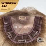 JBEXTENSION 14inch|18inch Clip-In Snowflake Lace Hair Topper Monofilament with Anti-slip Silicone Strips – Crown & Hairline Coverage WHISPER PRO