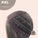 [PRE-ORDER] JBEXTENSION 22 Inches Grey Pre-Cut Snowflake Lace Frontlace Glueless Wig KEL GREY