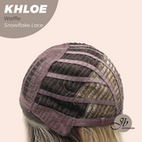 [PRE-ORDER] JBEXTENSION 12 Inches Bob Cut Waffle Pre-Cut Snowflake Lace Frontlace Glueless Wig KHLOE WAFFLE【PERMATEASE】