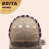 [PRE-ORDER] JBEXTENSION BRITA MONO Monofilament Handmade Wig 6X5 Full Monofilament Hand Tied Top Wig 22 Inches Light Blonde Mono Lace Wig with Anti-slip Silicone Strips Glueless Wig BRITA MONO【BENDY EAR TABS】