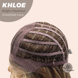 [PRE-ORDER] JBEXTENSION 12 Inches Bob Cut Bright Hazelnut Pre-Cut Snowflake Lace Frontlace Glueless Wig KHLOE BRIGHT HAZELNUT【PERMATEASE】